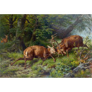 РЕПРОДУКЦИИ НА КАРТИНИ Биещи се елени (1887)